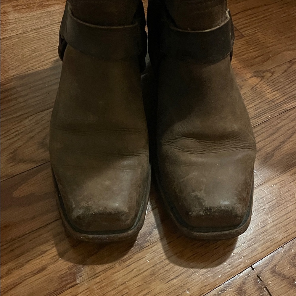 Frye Dark Brown Leather harness boot - Picture 4 of 8